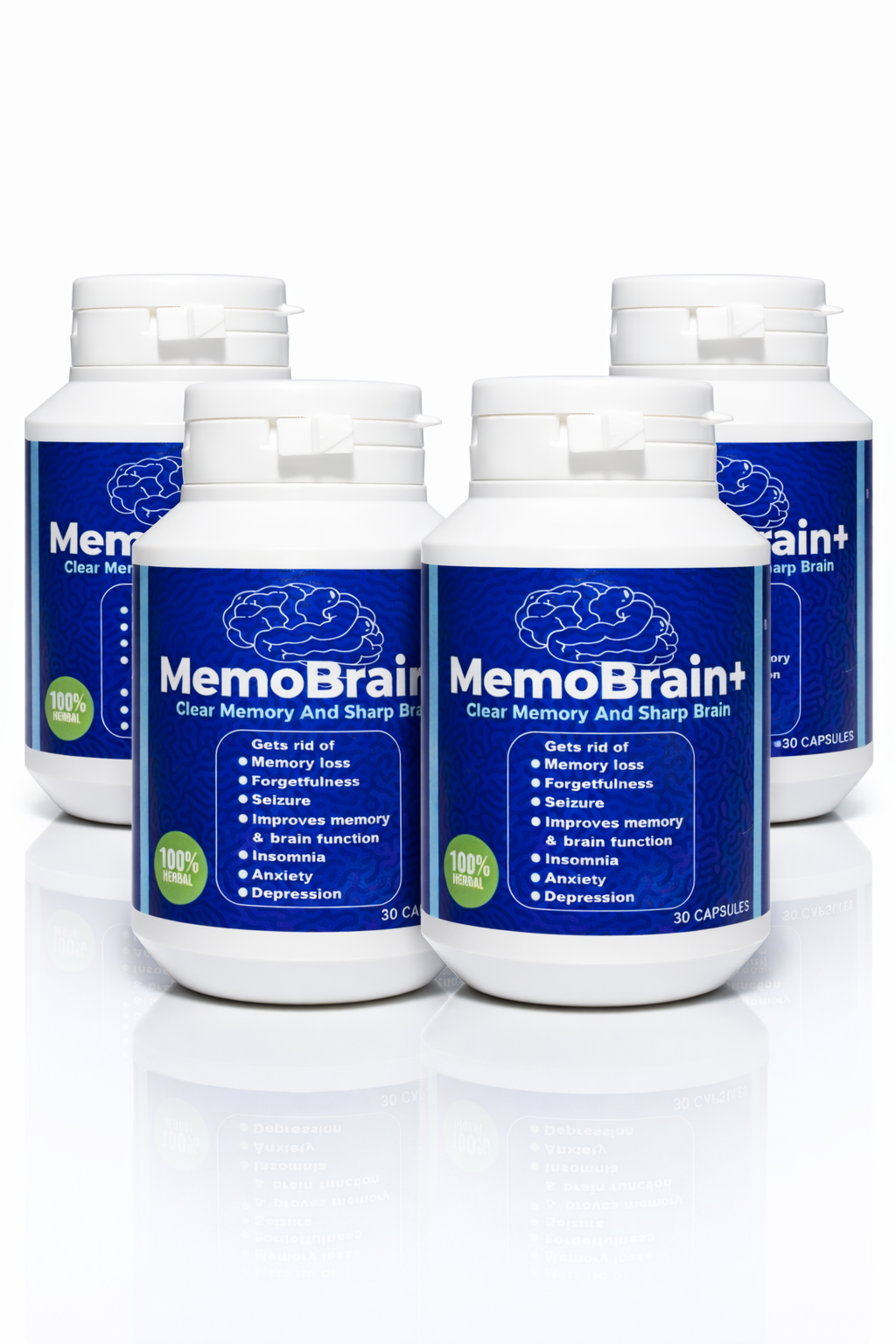 2 Months Pack — 4 bottles of MemoBrain+