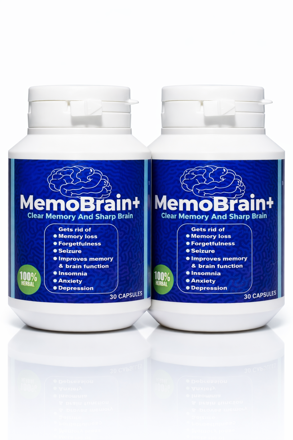 1 Month Pack — 2 bottles of MemoBrain+